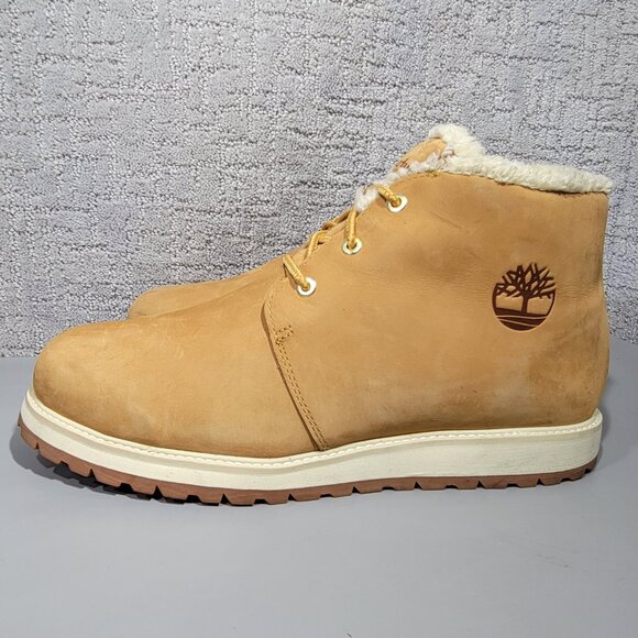 Timberland Richmond Ridge Men's Size 13M Wheat Nubuck Fur Lace-Up Chukka Boots - Picture 3 of 12